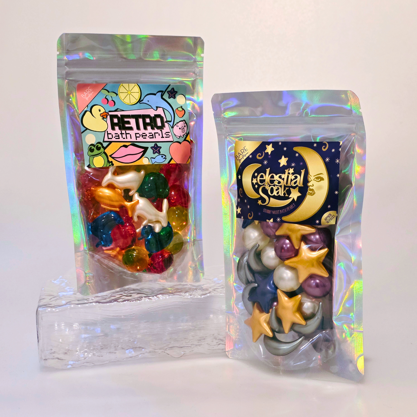 Retro Bath Oil Pearls – Celestial Soak | 30 Pack
