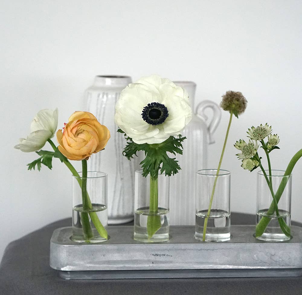 Mini Glass Bud Vases – 2 Pack – Stumpastaken