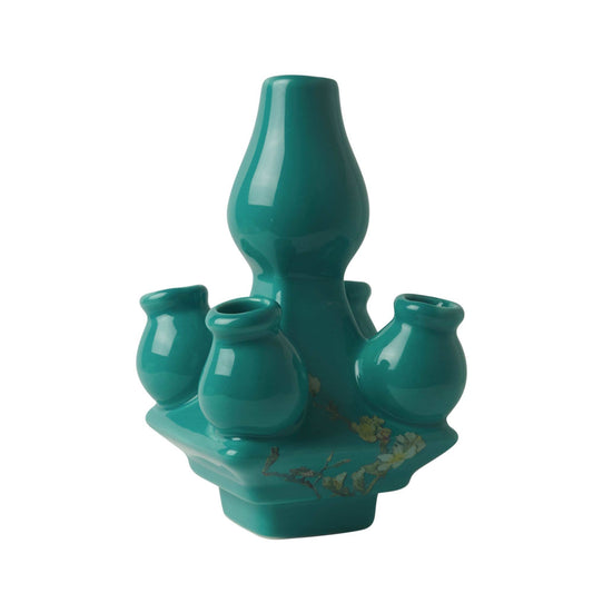 Stack Madness ✦ Build Your Own Vase ✦ Green Van Gogh Top