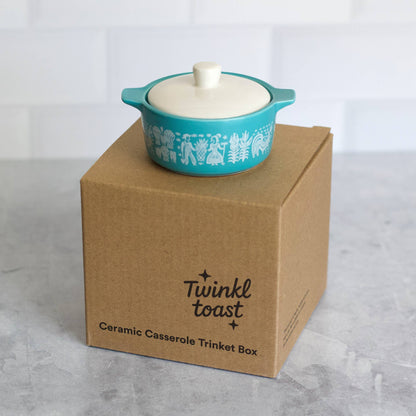 Butterprint | Pyrex Inspired | Ceramic Trinket Box