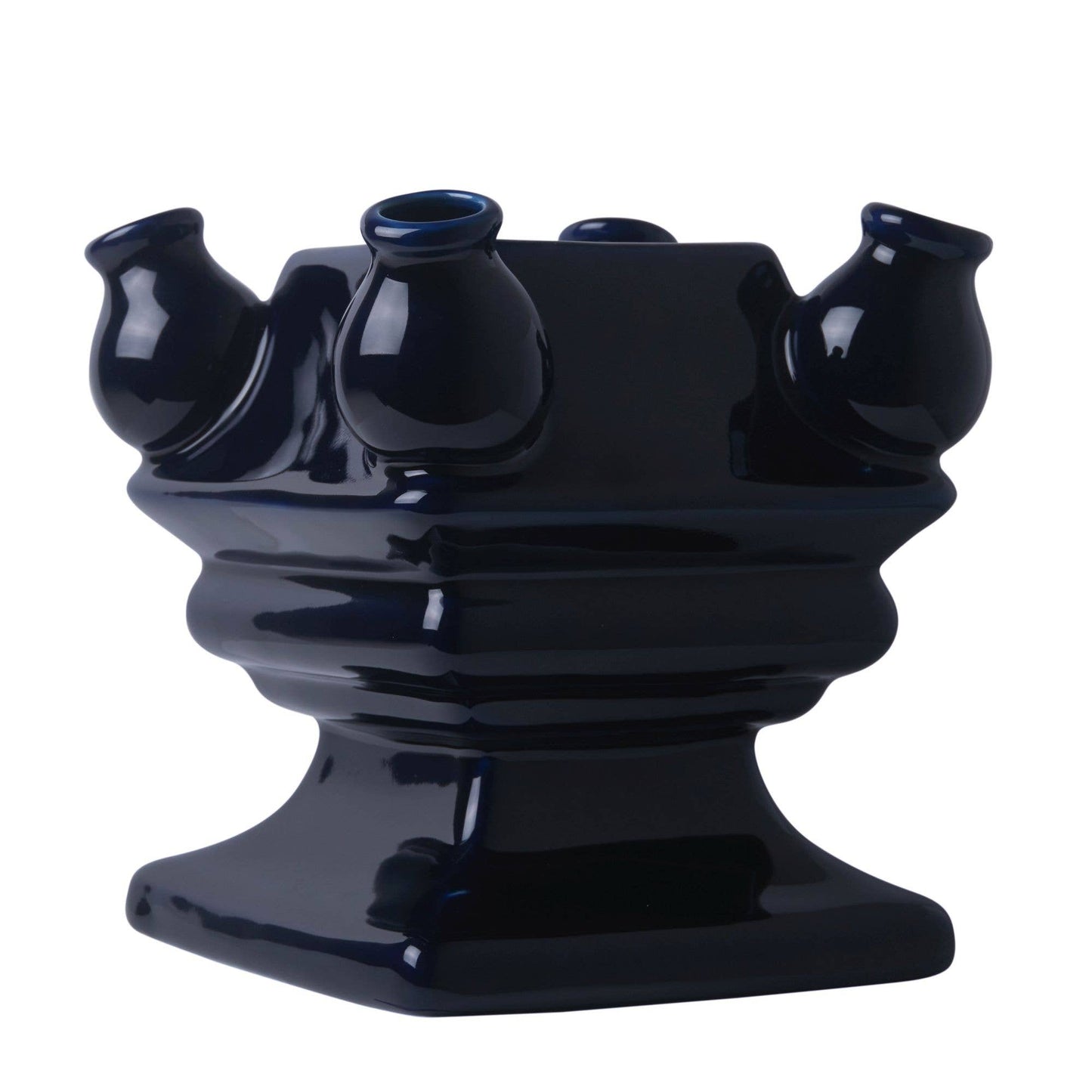 Stack Madness ✦ Build Your Own Vase ✦ Dark Blue Base