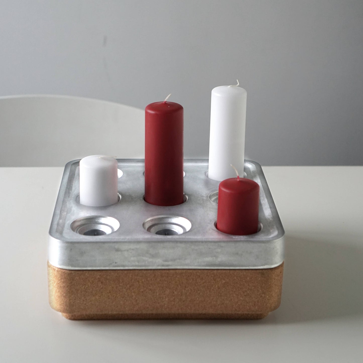 Square Candleholder – 9 Candle – Original – Stumpastaken