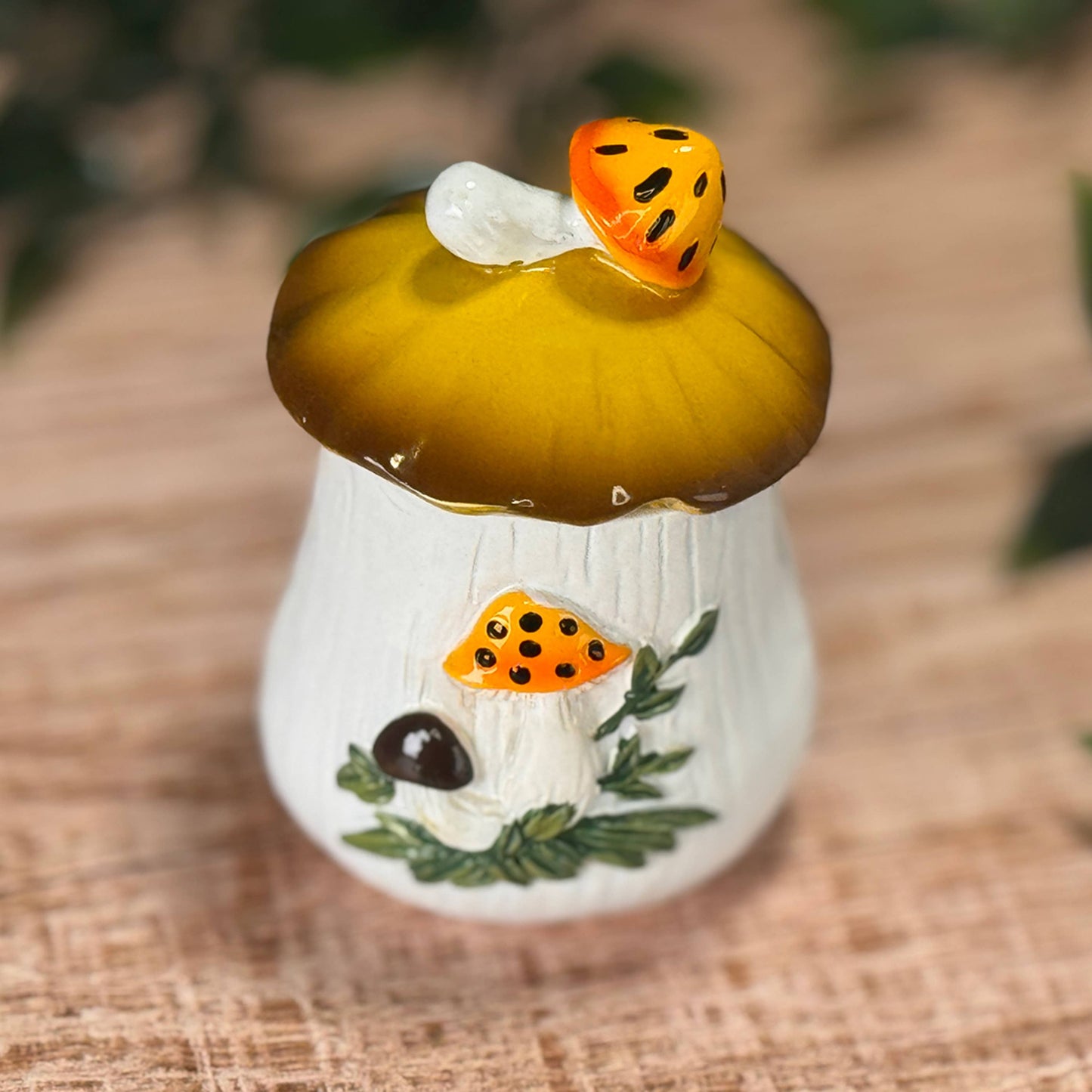 Merry Mushrooms | 70s Inspired | Resin Trinket Box