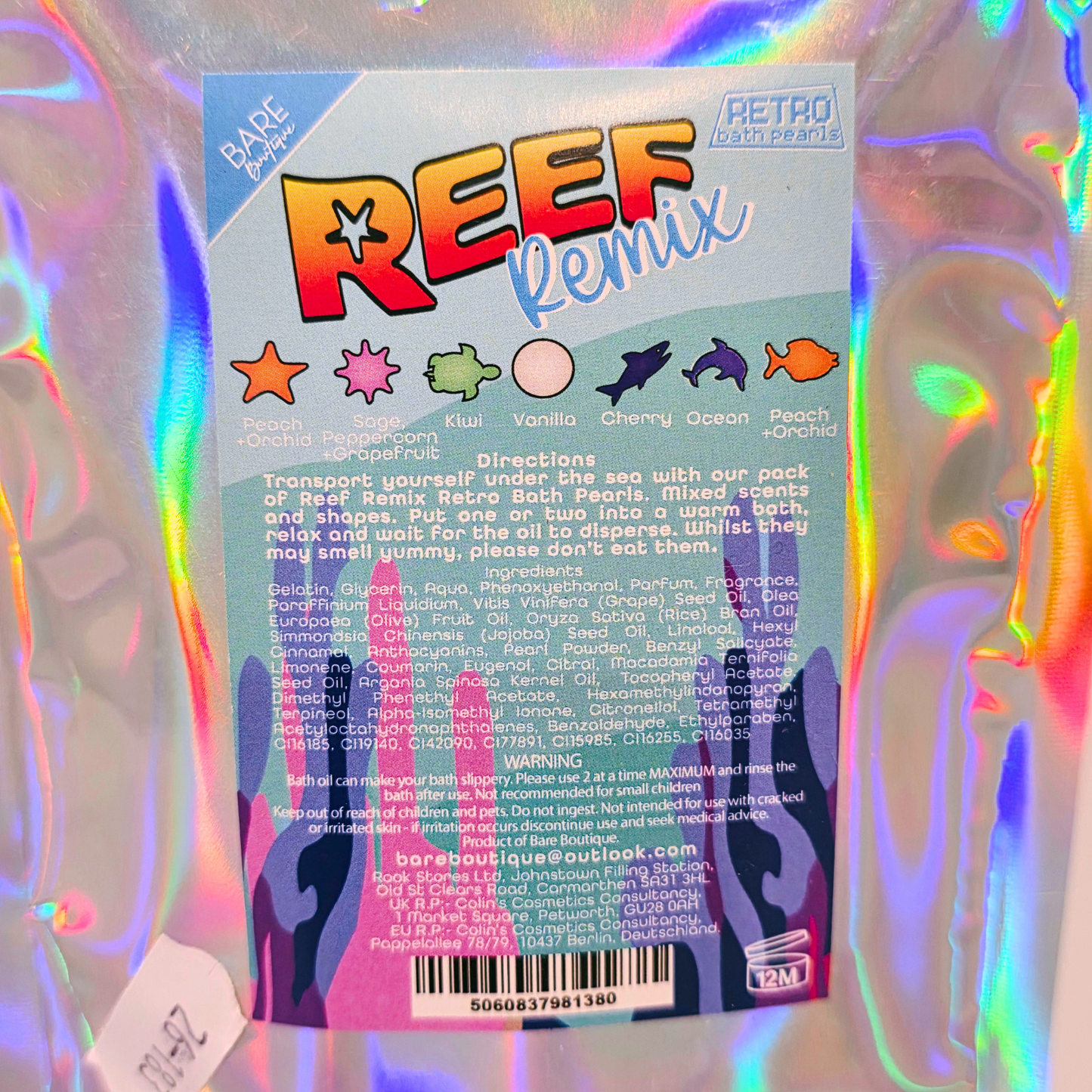 Retro Bath Oil Pearls – Reef Discovery | 30 Pack