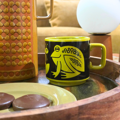 Magpie x Hornsea - Mug - Frog - Chartreuse