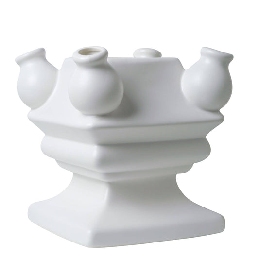 Stack Madness ✦ Build Your Own Vase ✦ Matte White Base - FAWNE