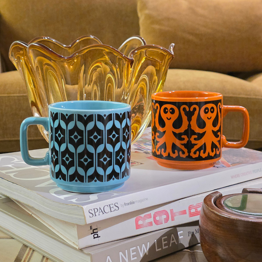 Magpie x Hornsea - Mug - Octopus - Orange Red