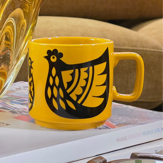 Magpie x Hornsea - Mug - Chicken Family - Yellow