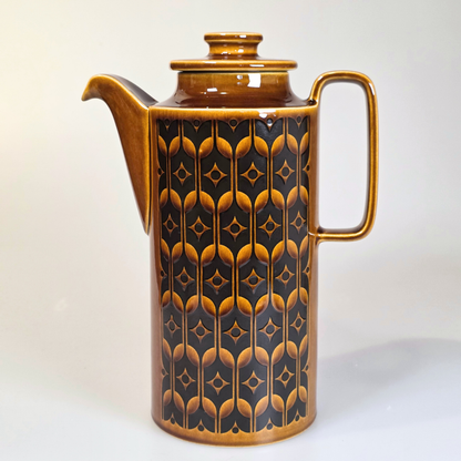 Vintage Hornsea | Tall Coffee Pot - Heirloom - Autumn Brown