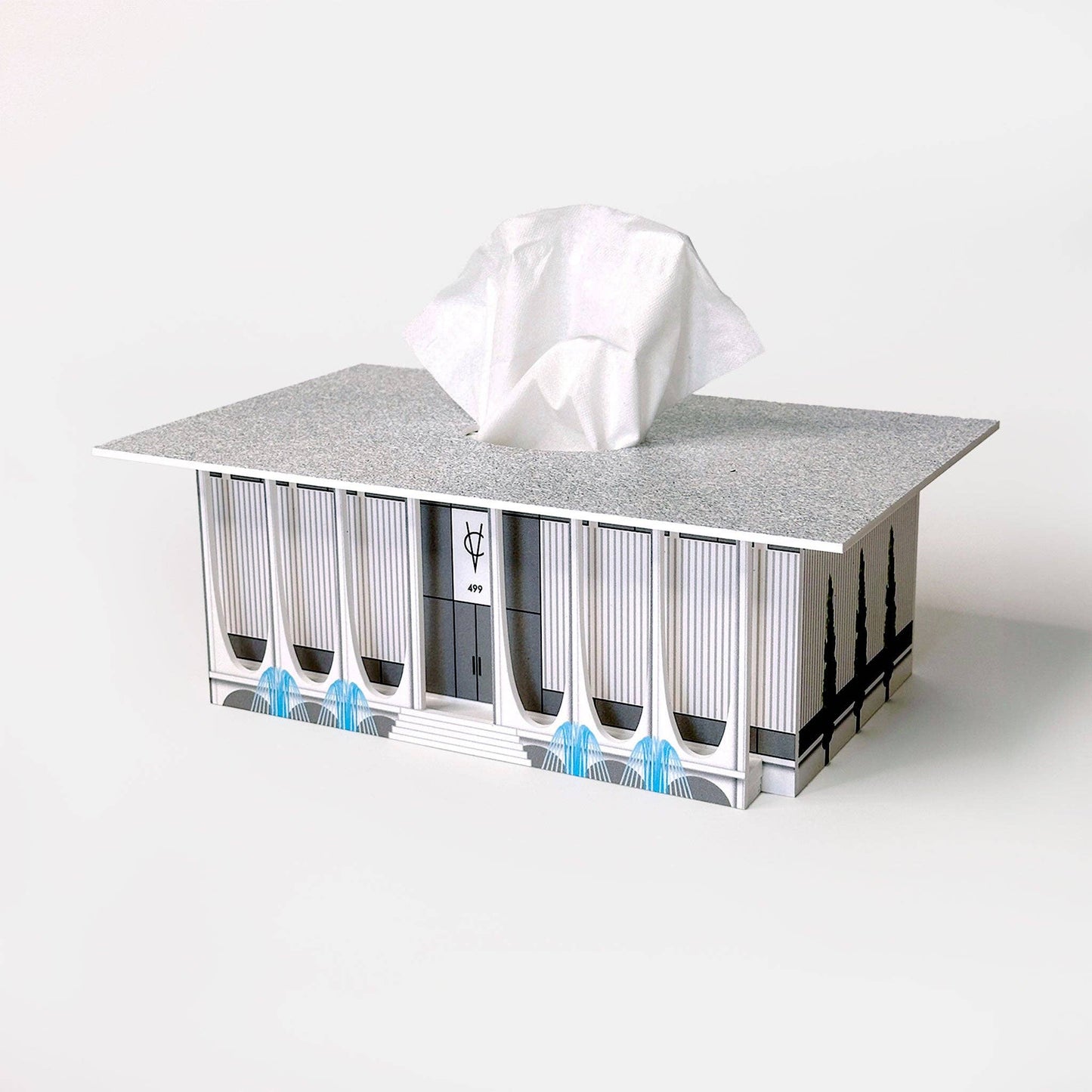Coachella Valley Bank - Mid-Century Modern - Tissue Box Cover
