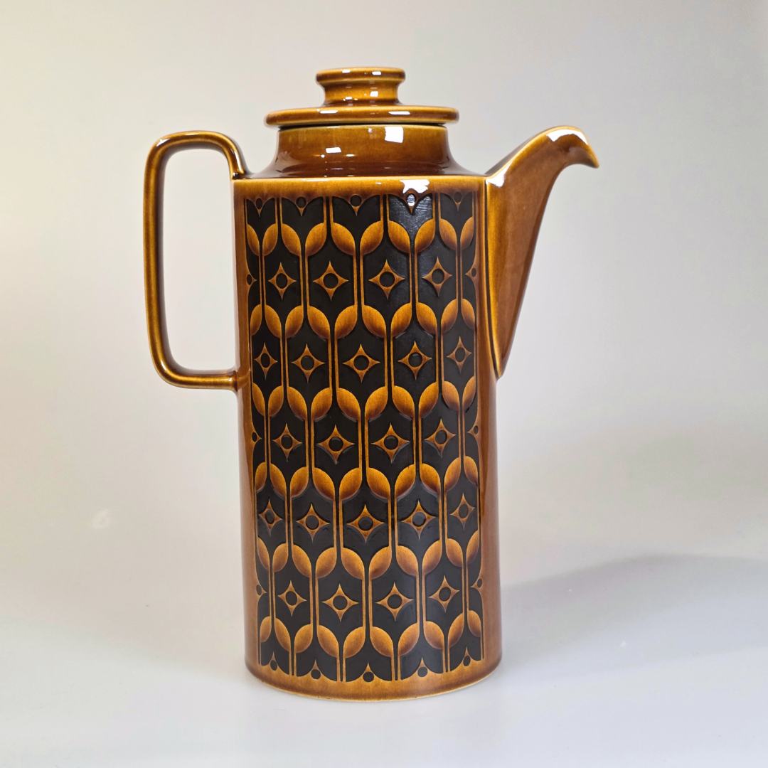 Vintage Hornsea | Tall Coffee Pot - Heirloom - Autumn Brown