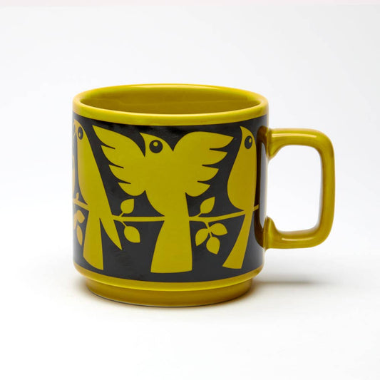 Hornsea - Mug - Birds - Chartreuse