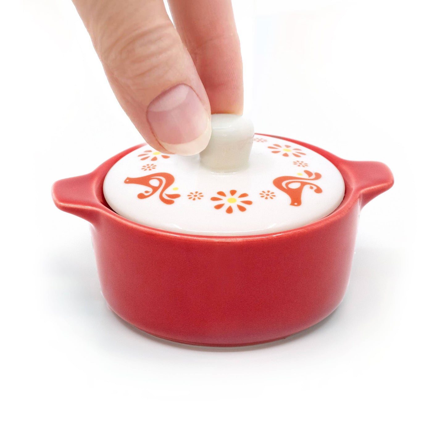 Friendship | Pyrex Inspired | Ceramic Trinket Box