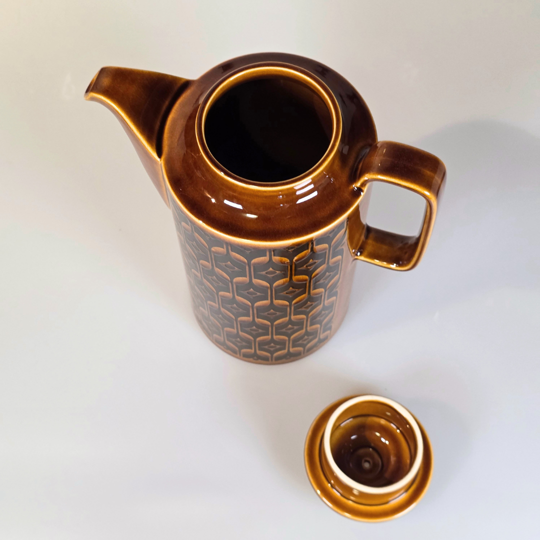 Vintage Hornsea | Tall Coffee Pot - Heirloom - Autumn Brown
