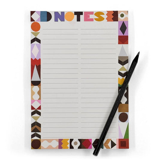 The Border | Grid Abstract Lined |A5 Notepad