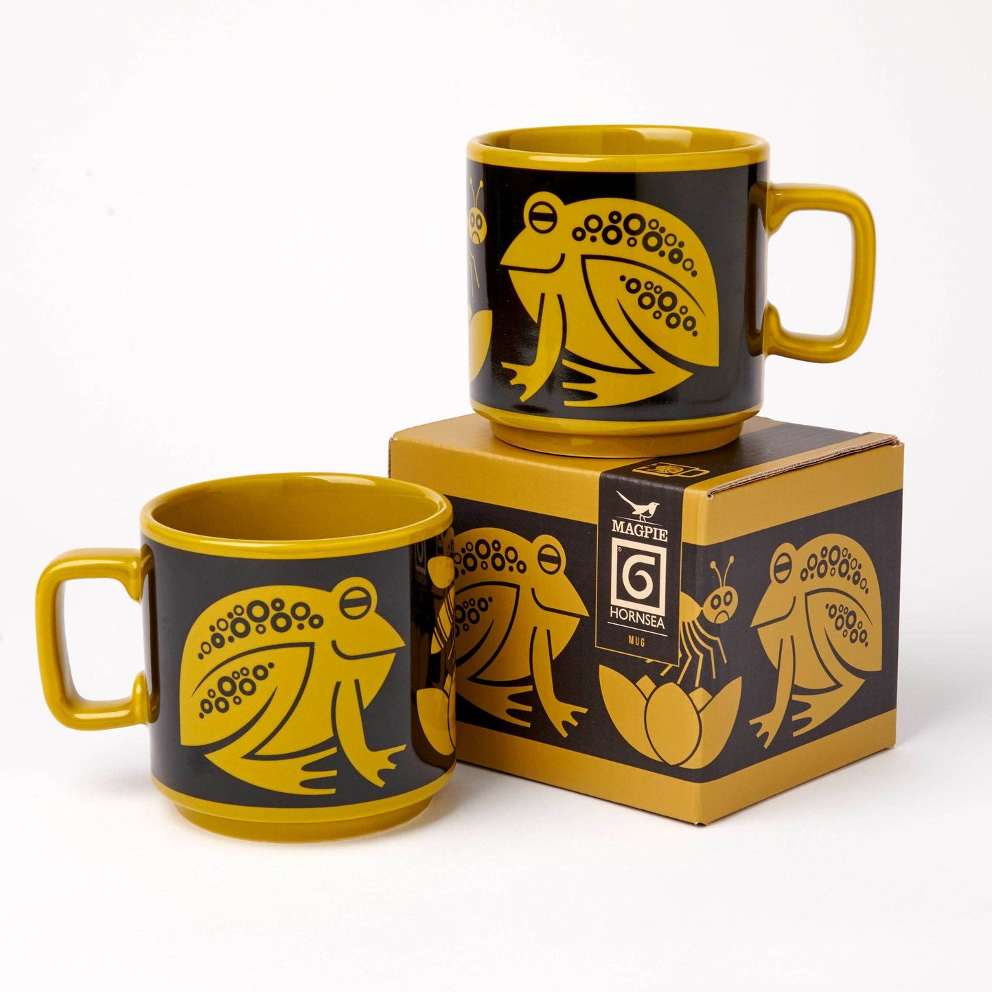 Hornsea - Mug - Frog - Chartreuse