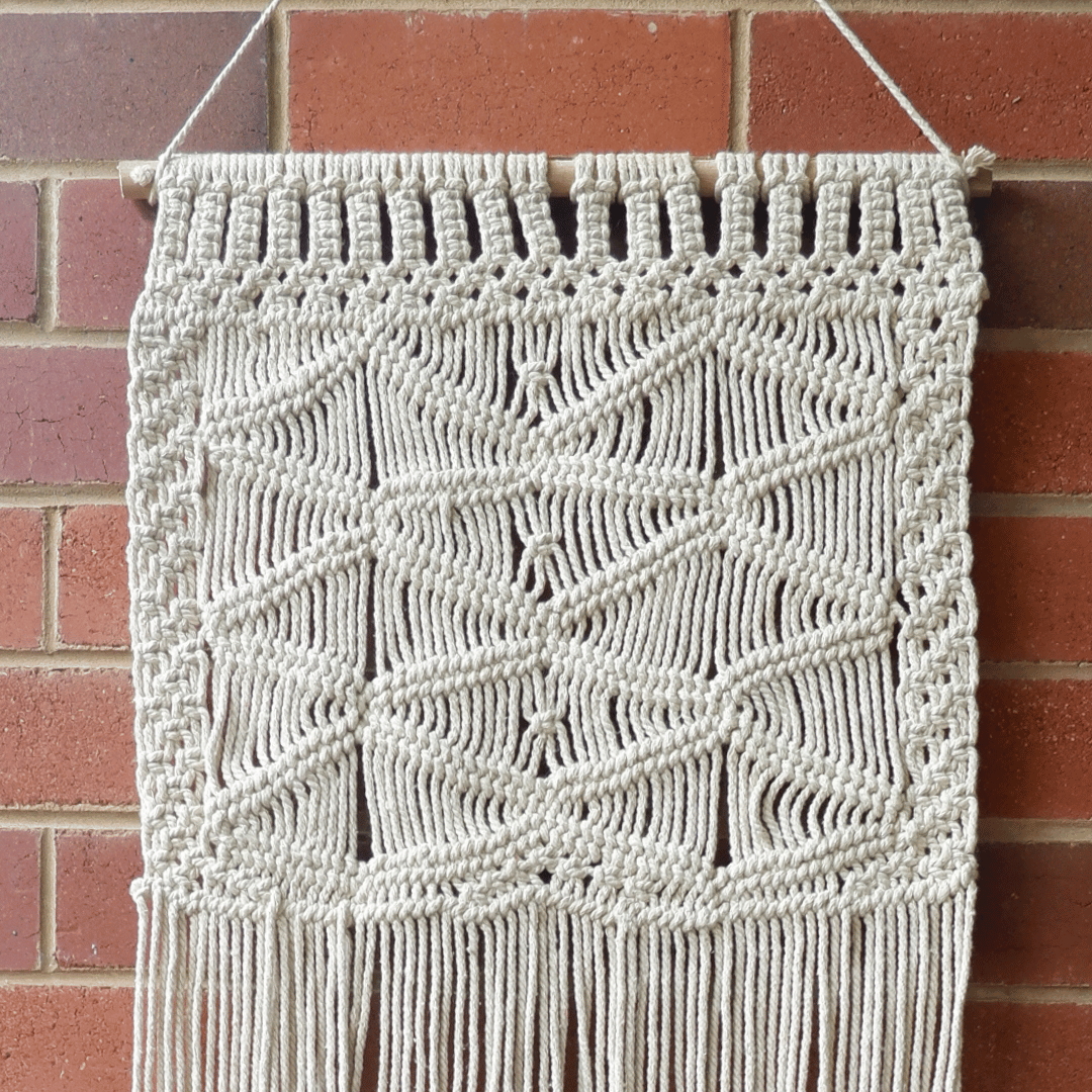 Vintage | Macrame Tapestry - Wall Art - Medium