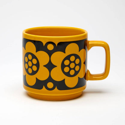 Hornsea - Mug - Geo Flower - Yellow - FAWNE