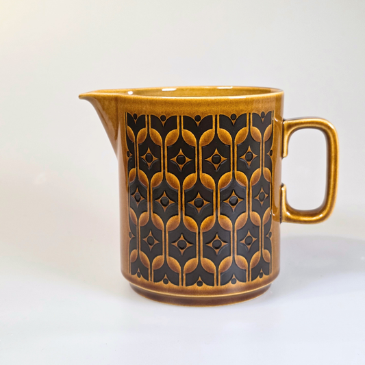 Vintage Hornsea | Tall Pitcher Jug - Heirloom - Autumn Brown
