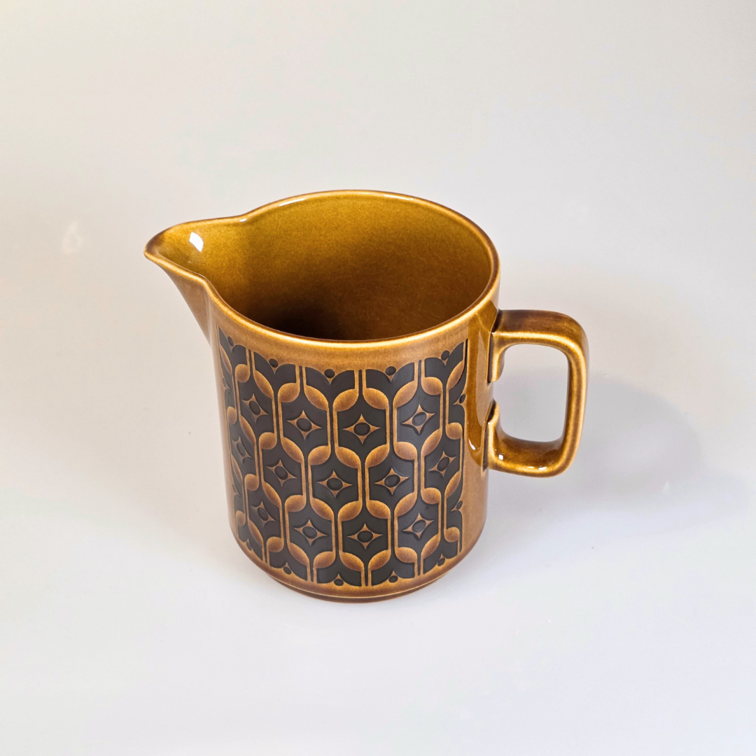 Vintage Hornsea | Tall Pitcher Jug - Heirloom - Autumn Brown