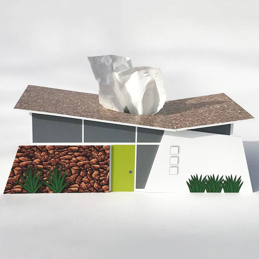 Ranch Club Estates House - Mid-Century Modern Tissue Box Cover