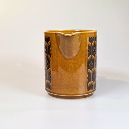 Vintage Hornsea | Tall Pitcher Jug - Heirloom - Autumn Brown