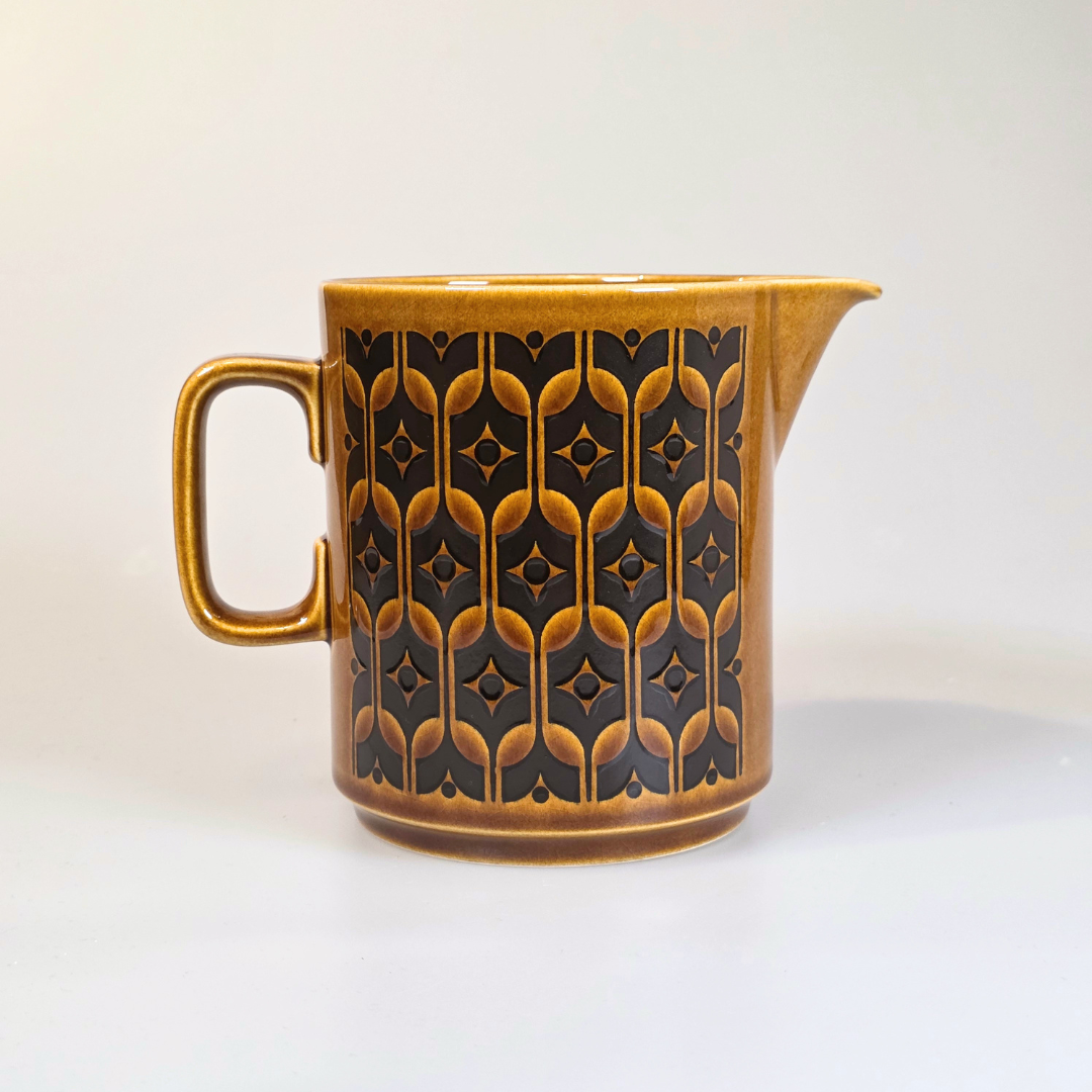 Vintage Hornsea | Tall Pitcher Jug - Heirloom - Autumn Brown