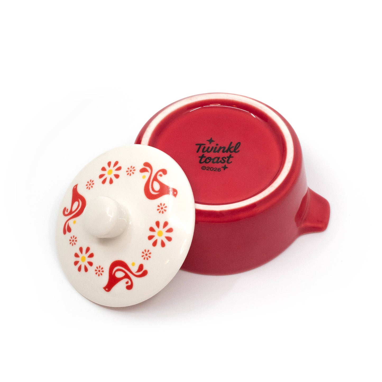 Friendship | Pyrex Inspired | Ceramic Trinket Box