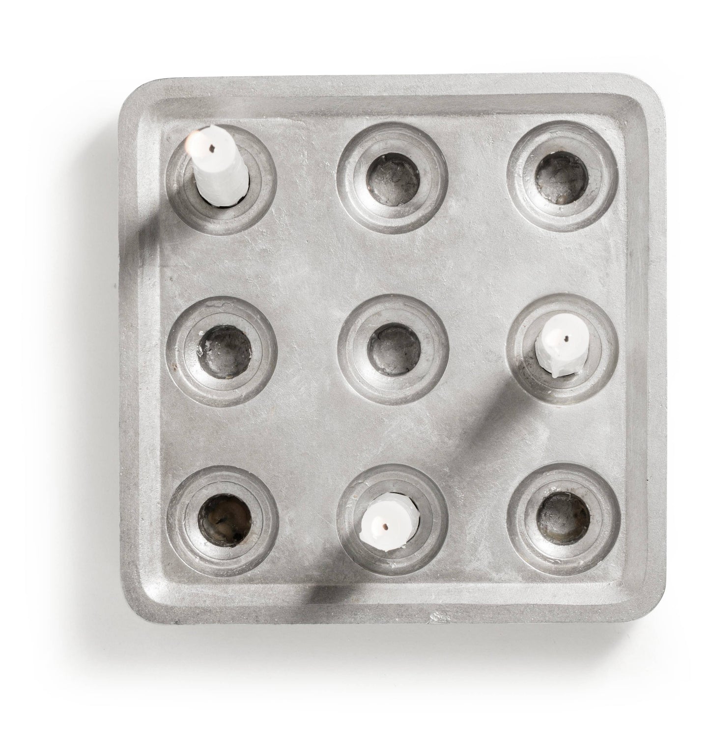 Square Candleholder – 9 Candle – Original – Stumpastaken