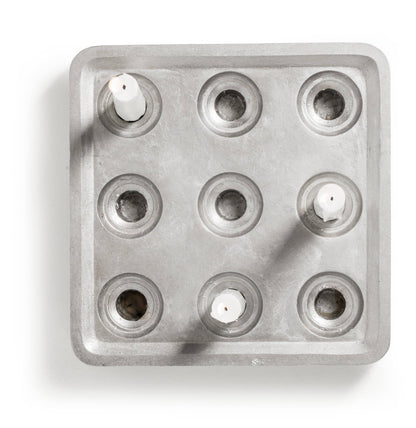 Square Candleholder – 9 Candle – Original – Stumpastaken