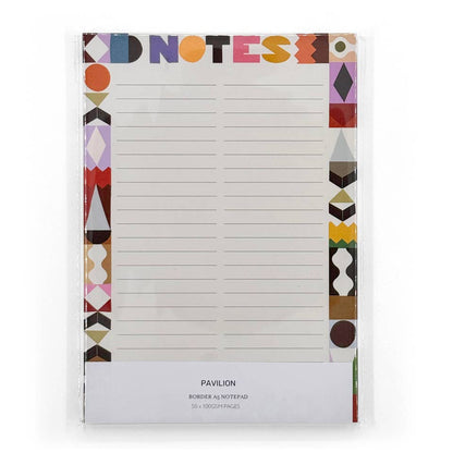 The Border | Grid Abstract Lined |A5 Notepad
