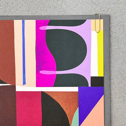 Abstract Moon | Foiled FSC Greeting Card