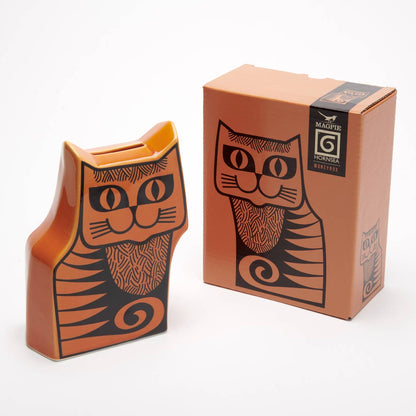 Hornsea - Cat - Moneybox - Orange