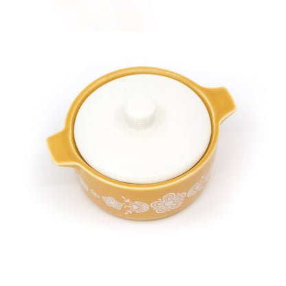 Butterfly Gold | Pyrex Inspired | Ceramic Trinket Box