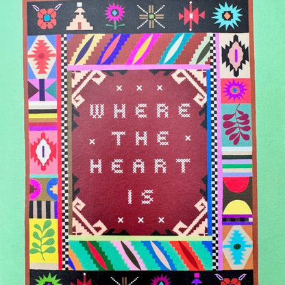 Decorative Rug | Foiled FSC Housewarming Card