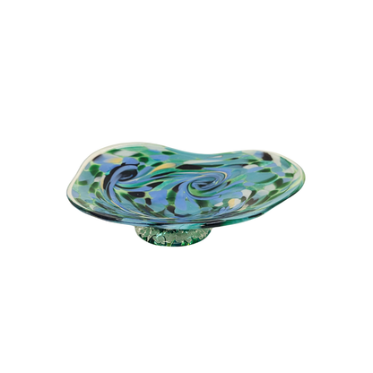 Vintage | Hand Painted - Australian Art Glass Bowl - FAWNE