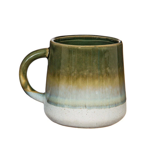 Retro Dip Glazed Mug - Mojave Green 360ml