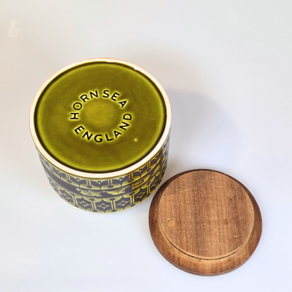 Vintage Hornsea | Small Sugar Canister - Lakeland Green
