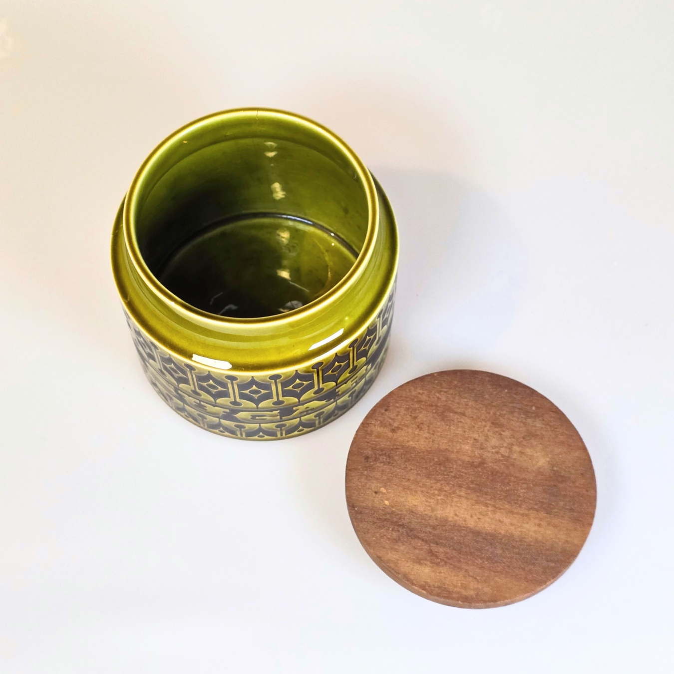 Vintage Hornsea | Small Sugar Canister - Lakeland Green