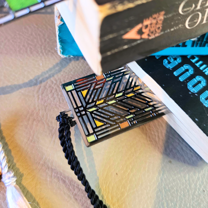Frank Lloyd Wright | Heath House | Metal Bookmark - Free Shipping