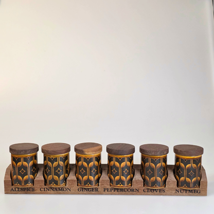 Vintage Hornsea | Spice Rack - Heirloom - Autumn Brown