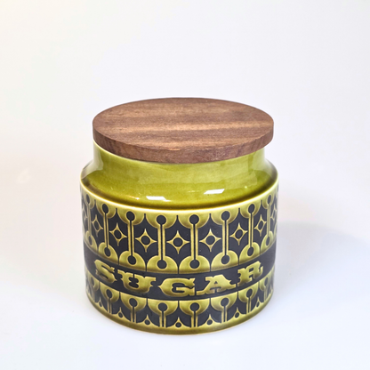 Vintage Hornsea | Small Sugar Canister - Lakeland Green