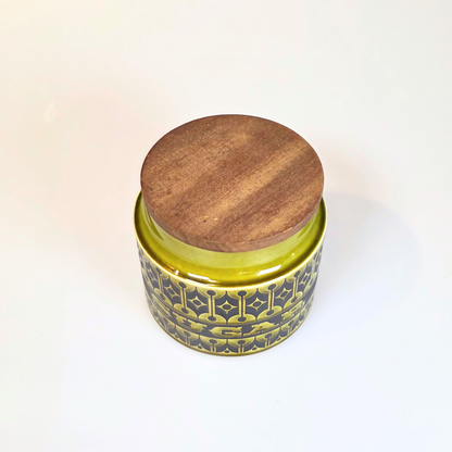 Vintage Hornsea | Small Sugar Canister - Lakeland Green