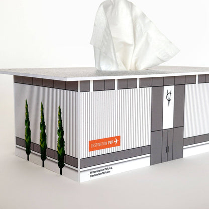 Coachella Valley Bank - Mid-Century Modern - Tissue Box Cover