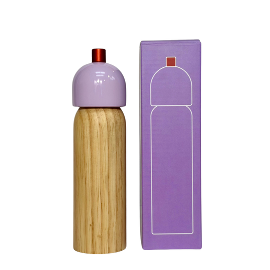 Salt and Pepper Grinder | Lilac and Red | Medium