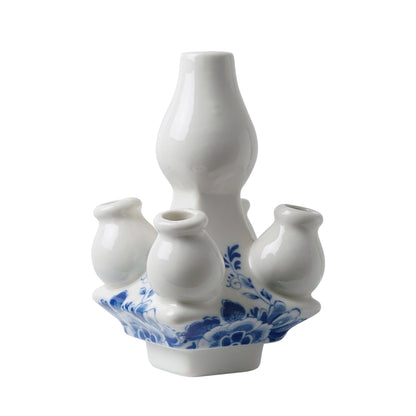 Stack Madness ✦ Build Your Own Vase ✦ Delft Blue Floral Top - FAWNE