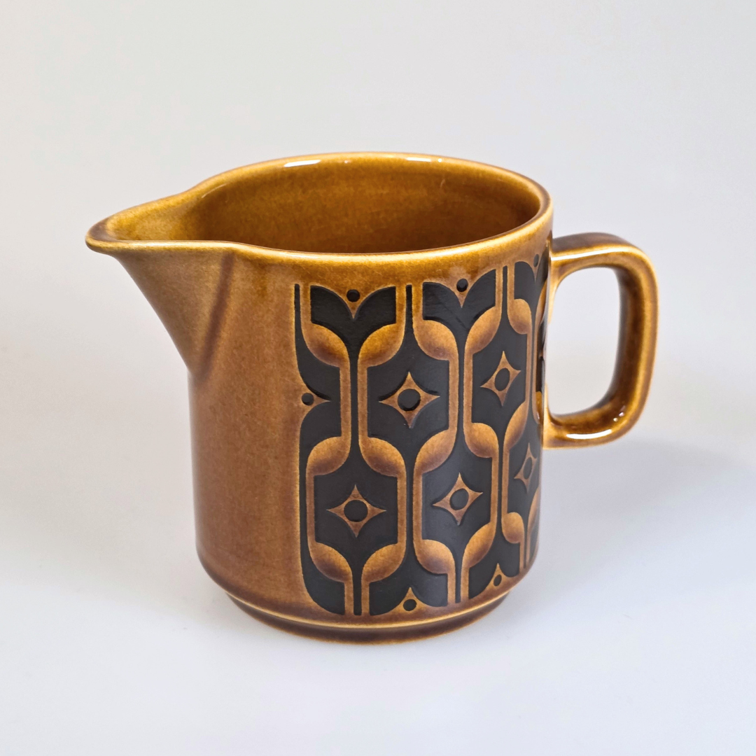 Vintage Hornsea | Short Heirloom Milk Jug - Autumn Brown