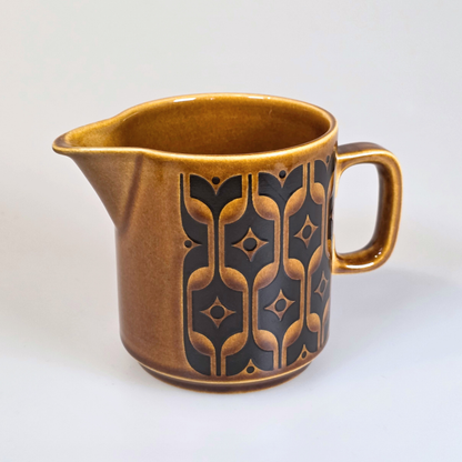 Vintage Hornsea | Short Heirloom Milk Jug - Autumn Brown