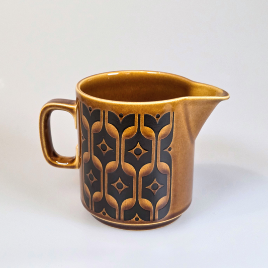 Vintage Hornsea | Short Heirloom Milk Jug - Autumn Brown