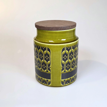 Vintage Hornsea | Medium Sugar Jar Canister - Heirloom - Lakeland Green